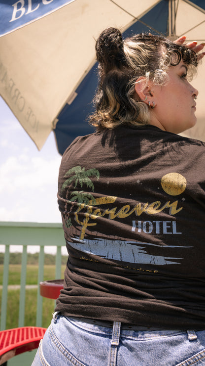 Forever Hotel Vintage Tee - Black