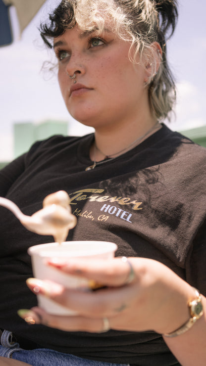 Forever Hotel Vintage Tee - Black